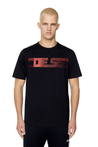 Mens T-Shirt T-Just E19 | Black/Red