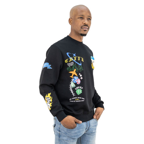 Cutty Sweat Top Alder Black