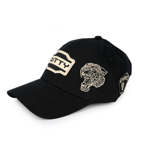 Cutty Triumph Curved Peak Cap – Black / Off-White