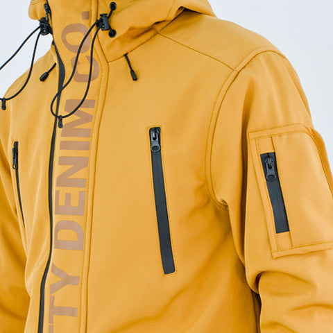 Cutty Razor Technical Utility Jacket – Mustard Yellow