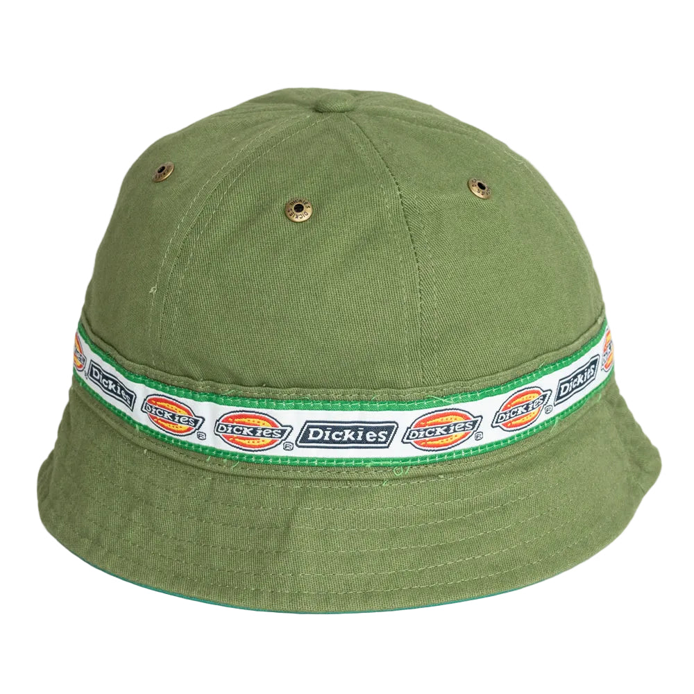 Dickies 6 Panel Sporty Bucket Hat – Olive Green