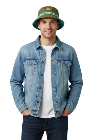 Dickies 6 Panel Sporty Bucket Hat – Olive Green