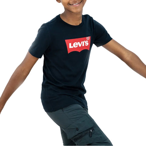 Levis Kids T-Shirt Batwings Black And Red