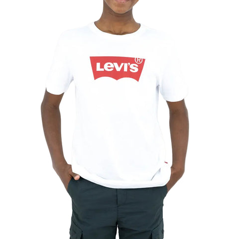 Levis Kids T-Shirt Batwings White And Red