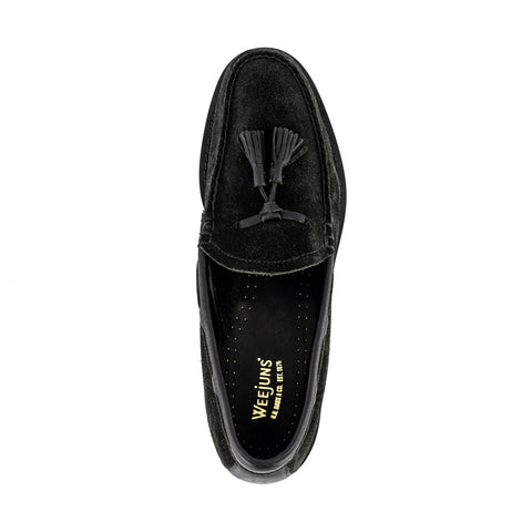 Bass Larkin Formal Shoe Suede Tassle Black