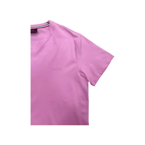 Vialli Bold T Shirt Pink