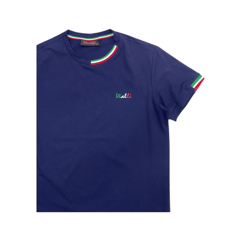 Vialli T Shirts Candy Best Navy