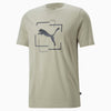 Puma T-Shirt Graphic Pebble Grey