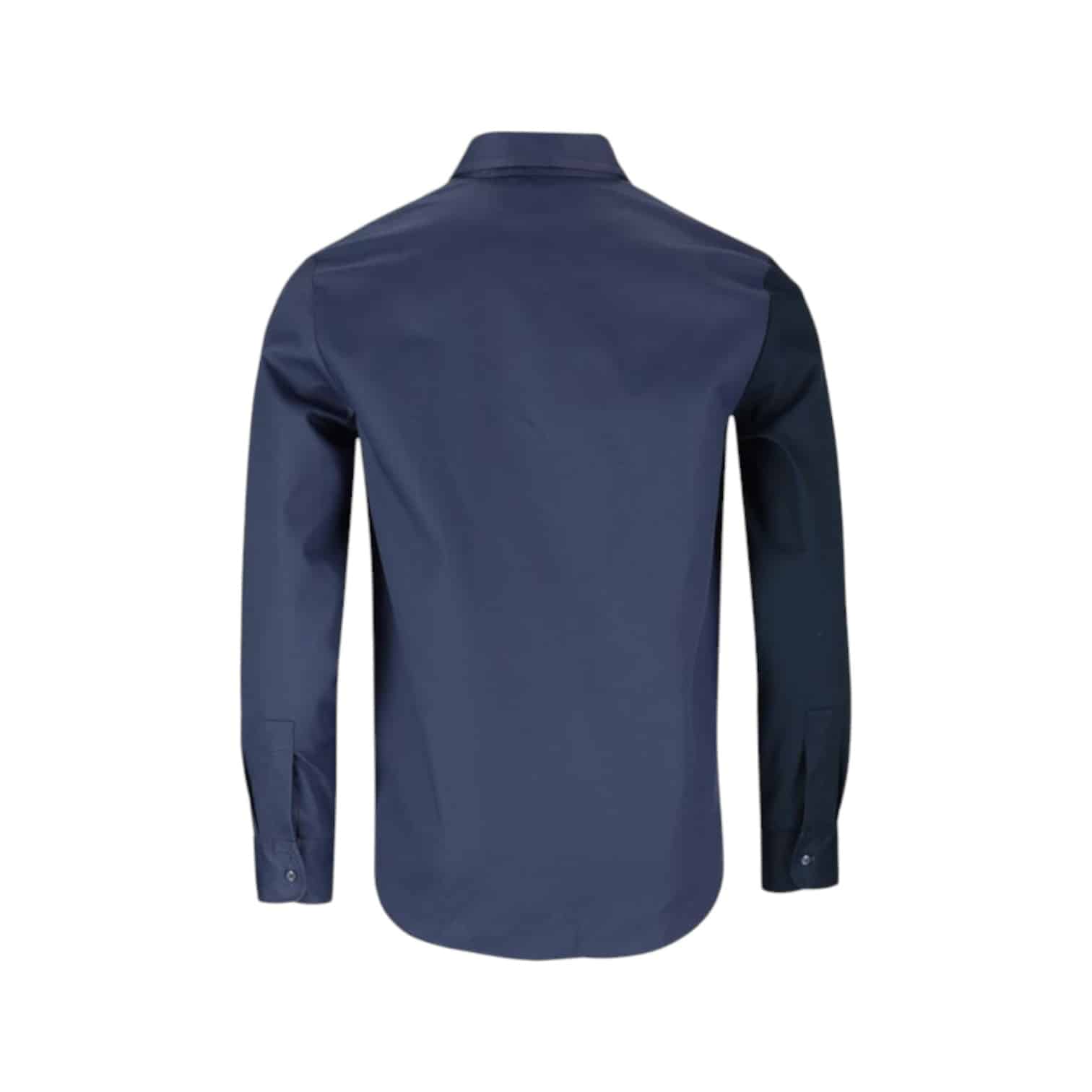 Dickies Brookfield Colour Block LS Shirt Navy/Airforce