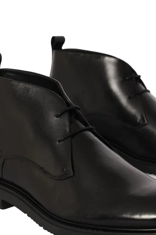 Hush Puppies Supreme Cow Crust Boot Black