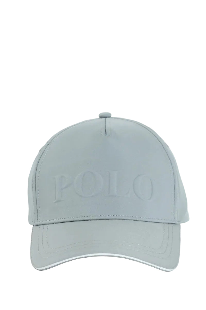 Polo Cap 5 Panel Embossed Duck Egg