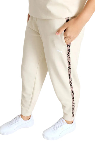 Puma Ladies Tracksuit Graphic Animal Cream