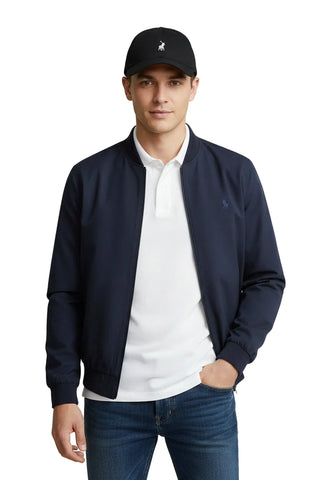 The Polo Structured Panel Cap Peak Black