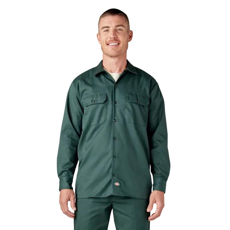 Dickies 847 Long Sleeve Shirt Emerald