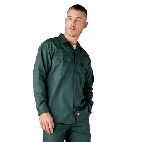 Dickies 847 Long Sleeve Shirt Emerald