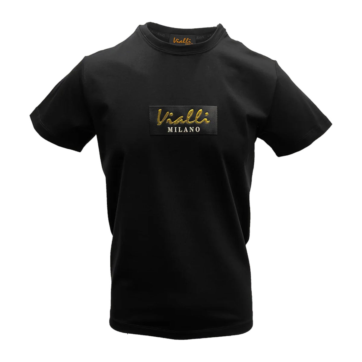 Vialli Lagos Black Men’s T-Shirt – Premium Cotton Vialli Tee