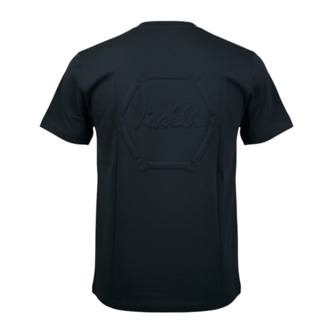 Vialli Lamaki Black Men’s T‑Shirt – Premium Cotton Tee