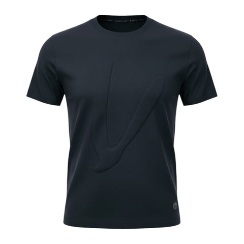 Vialli Lamaki Black Men’s T‑Shirt – Premium Cotton Tee