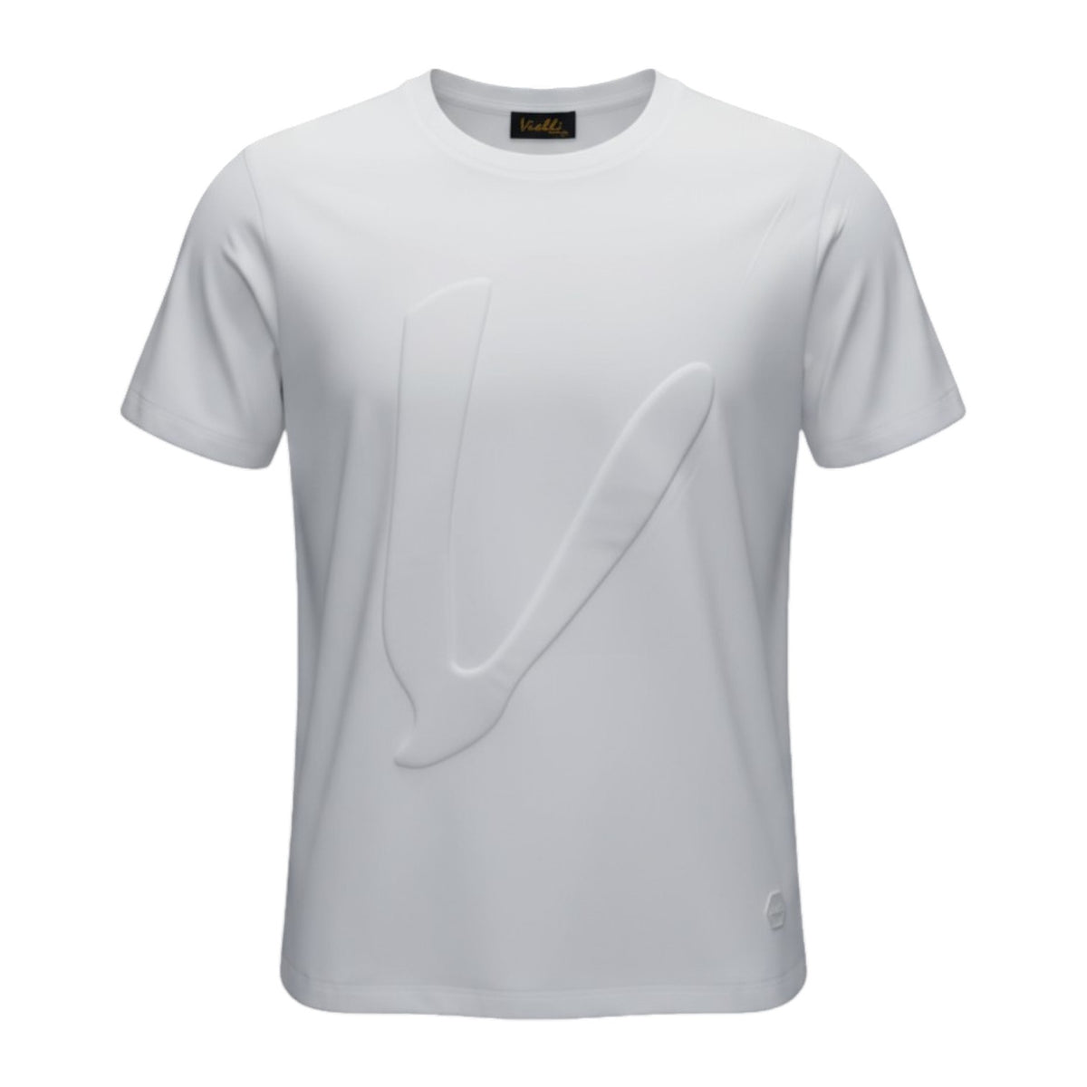 Vialli Lamaki T-Shirt – White Premium Cotton Streetwear Tee