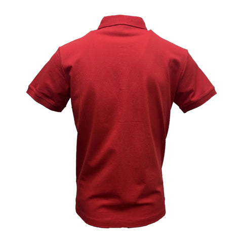 Vialli Lanni Golf Shirt | Red - High-Performance Polo for Men
