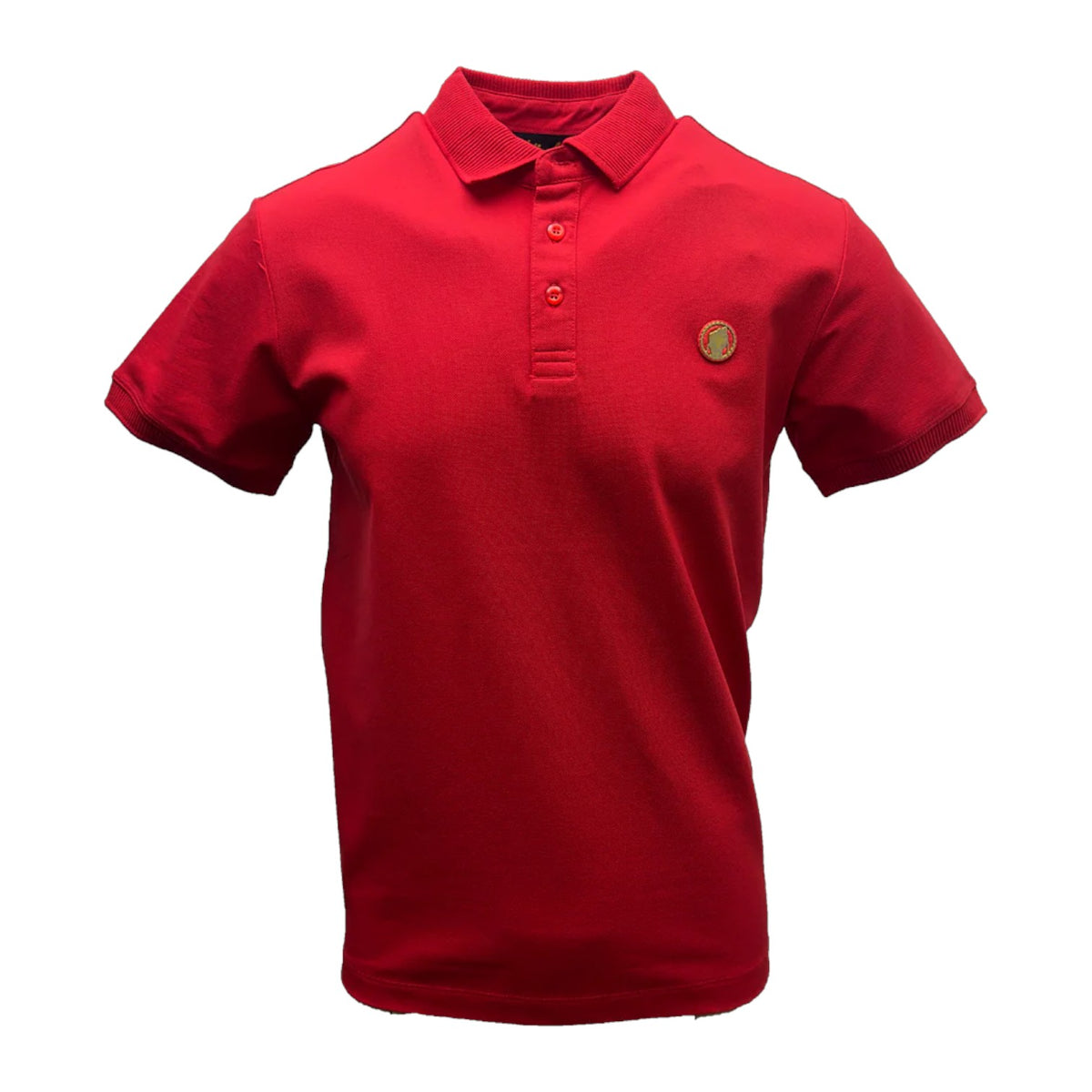 Vialli Lanni Golf Shirt | Red - High-Performance Polo for Men