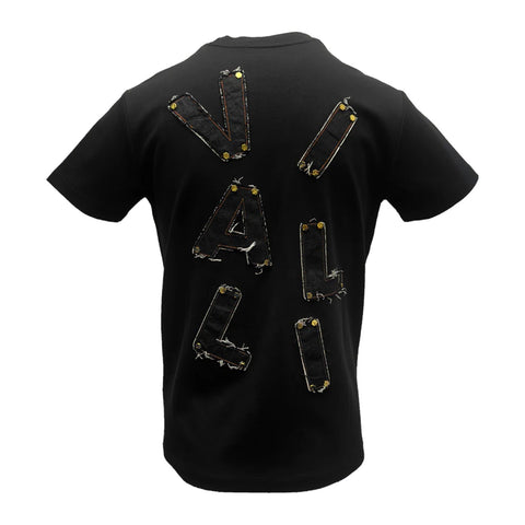 Vialli Lavaza Black Men’s T‑Shirt – Premium Cotton Tee