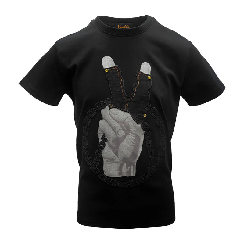 Vialli Lavaza T-Shirt Black