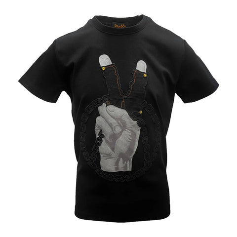 Vialli Lavaza T-Shirt Black