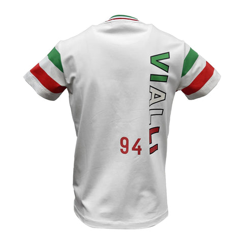 Vialli Leact White Men’s T‑Shirt – Premium Cotton Tee