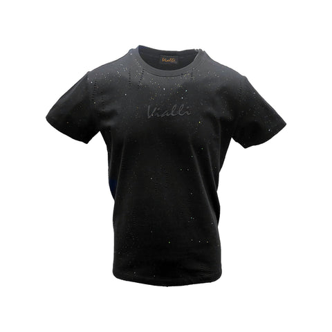 Vialli Lights Black Men’s T‑Shirt – Premium Vialli Jeans Tee