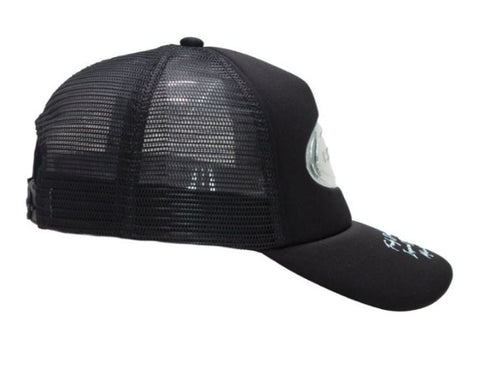The Cutty Chrome Badge Trucker Cap Black
