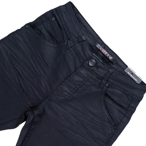 Cutty Root Coated Slim Denim Jeans