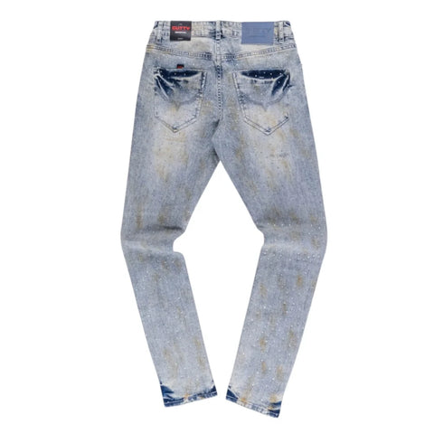 Cutty Jeans Fara Sparkly Washed Denim