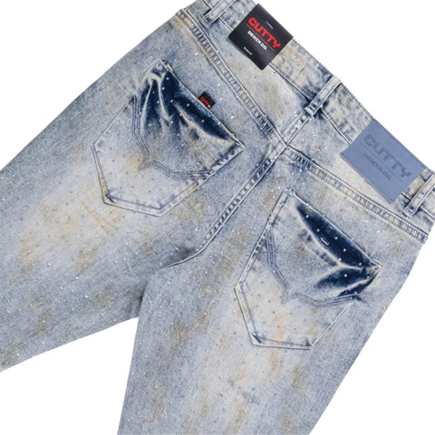 Cutty Jeans Fara Sparkly Washed Denim