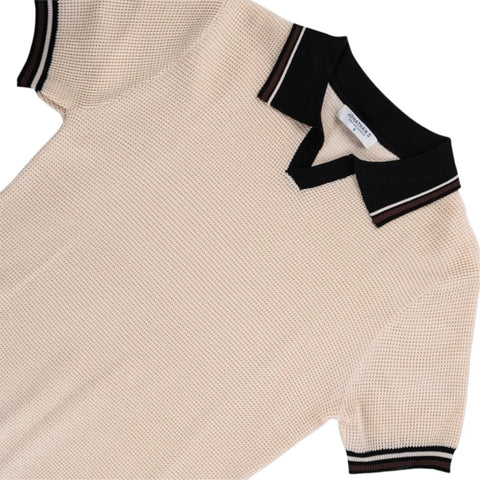 Jonathan D Golfer Knitted Natura Cream