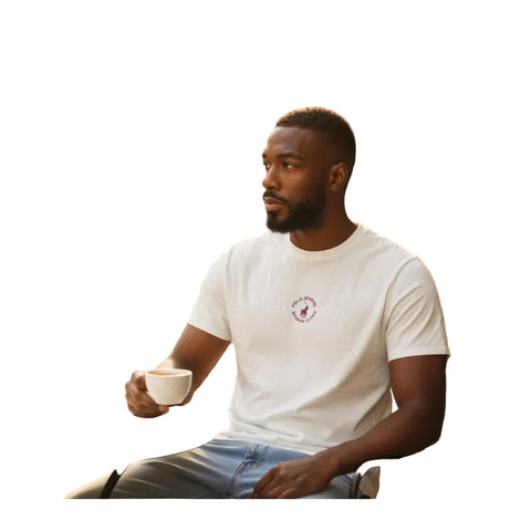 Polo T-Shirt Pjc Puff Logo Off White