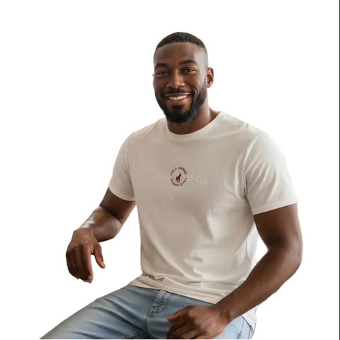 Polo T-Shirt Pjc Puff Logo Off White