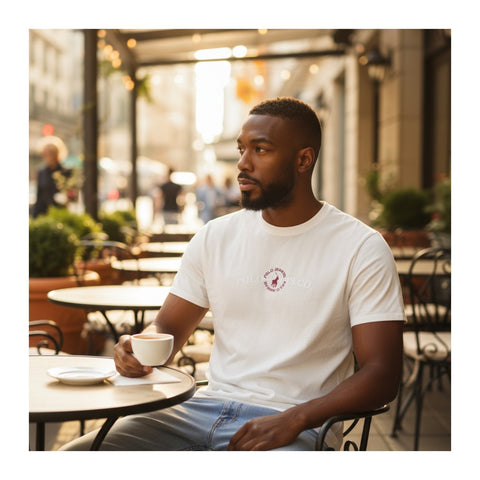 Polo Jeans Co. Mens Short Sleeve Puff Logo T-Shirt - Off White