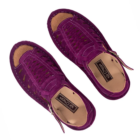 Ladies Omega Kgosi Suede Platform Fassie Sandals