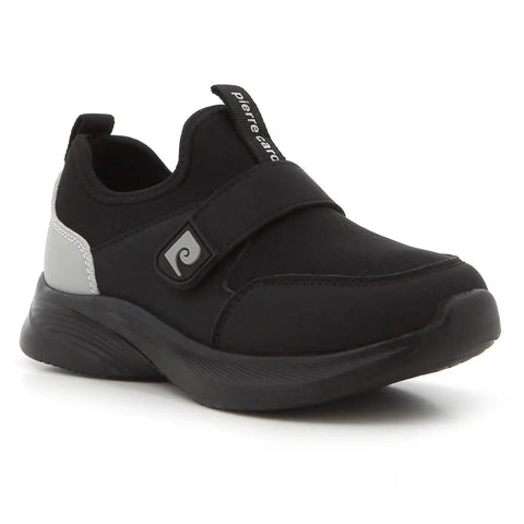 Pierre Cardin Kids Kane Sneaker Black And White