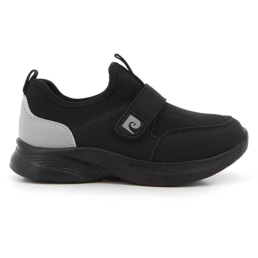 Pierre Cardin Kids Kane Sneaker Black And White