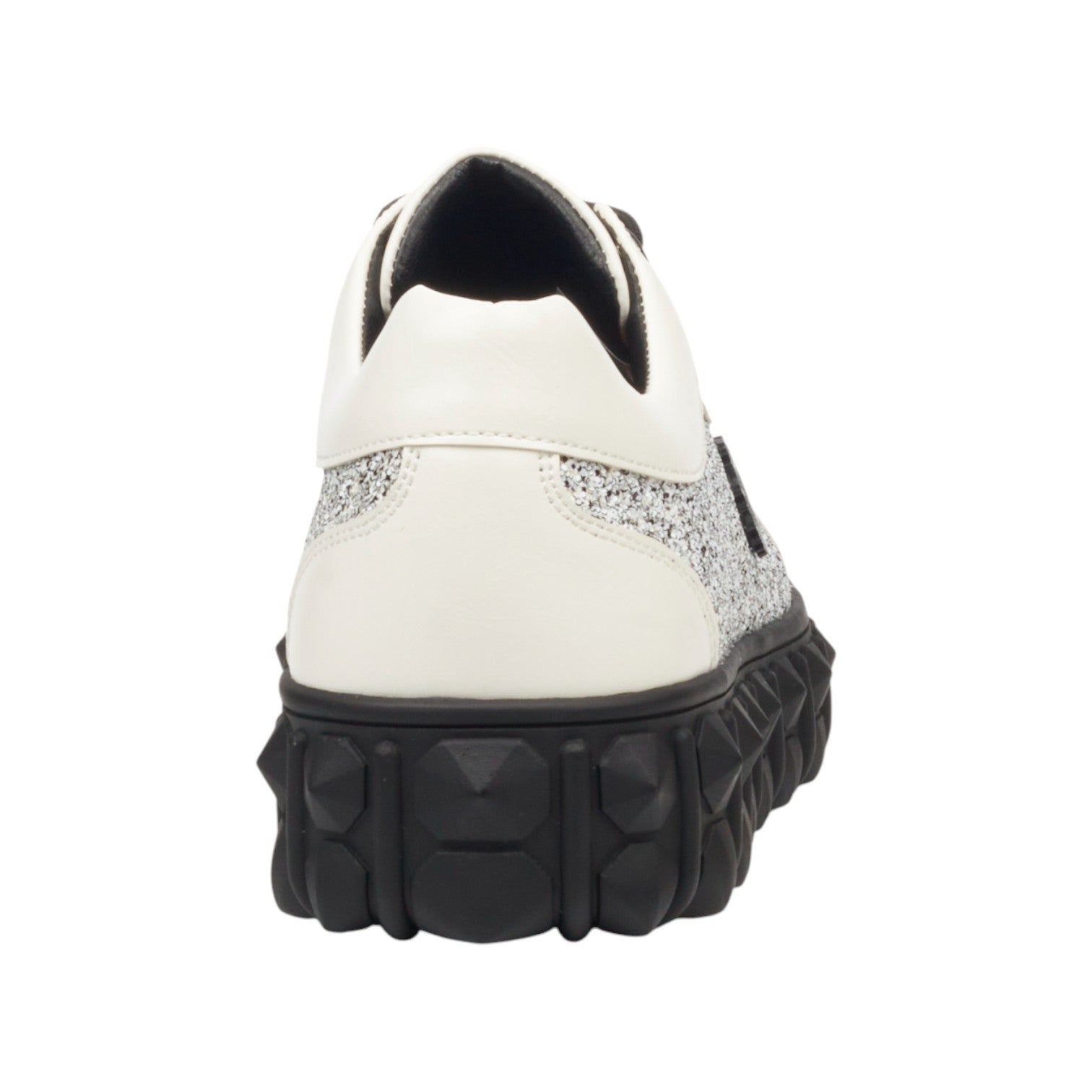 Mazerata Pigale 10 Rhinestone Sneakers – White