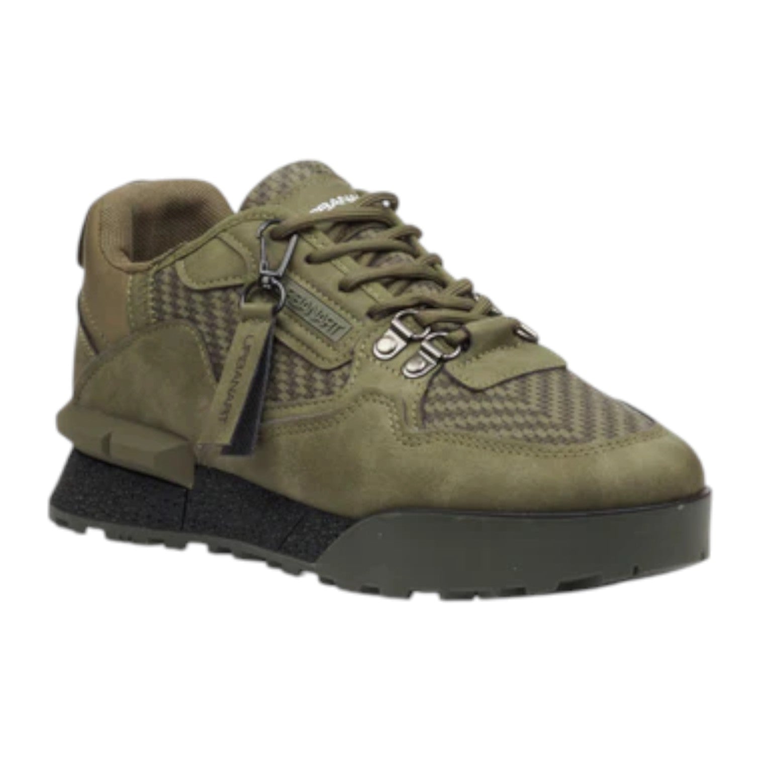UrbanArt Play 3 Men’s Sneakers – Olive Faux Nubuck Streetwear Shoes