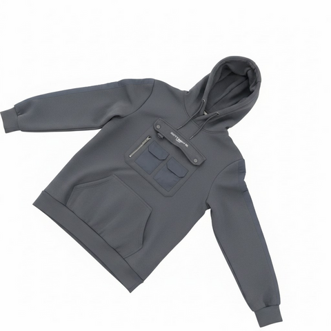 Cutty Sweat Top Hoodie Perez Steel Blue