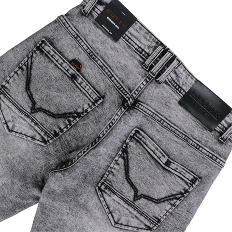 Cutty Bermuda Nester Denim Charcoal