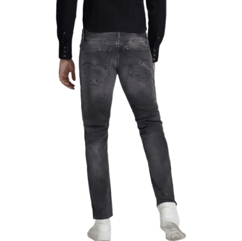 G Star Jean 3301 Slim Antic Charcoal