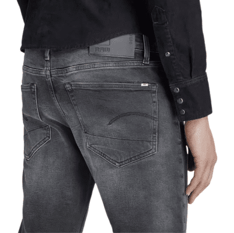 G Star Jean 3301 Slim Antic Charcoal