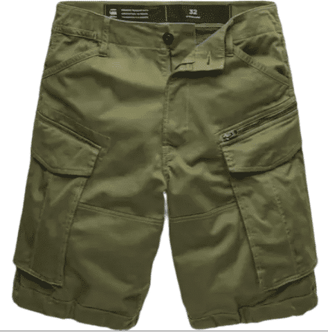 G Star Denim Shorts Rovic Zip Sage