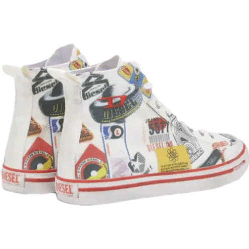 Diesel Ladies Shoes Printed White