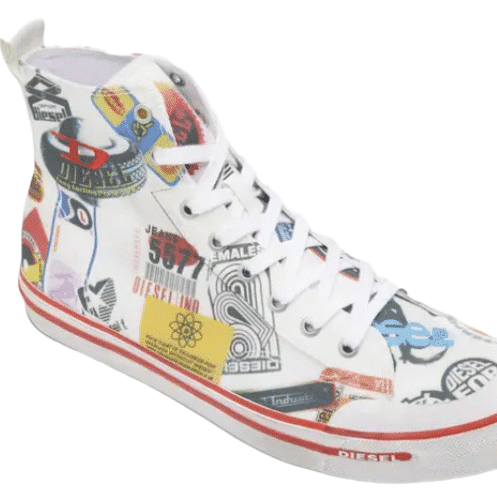 Diesel Ladies Shoes Printed White